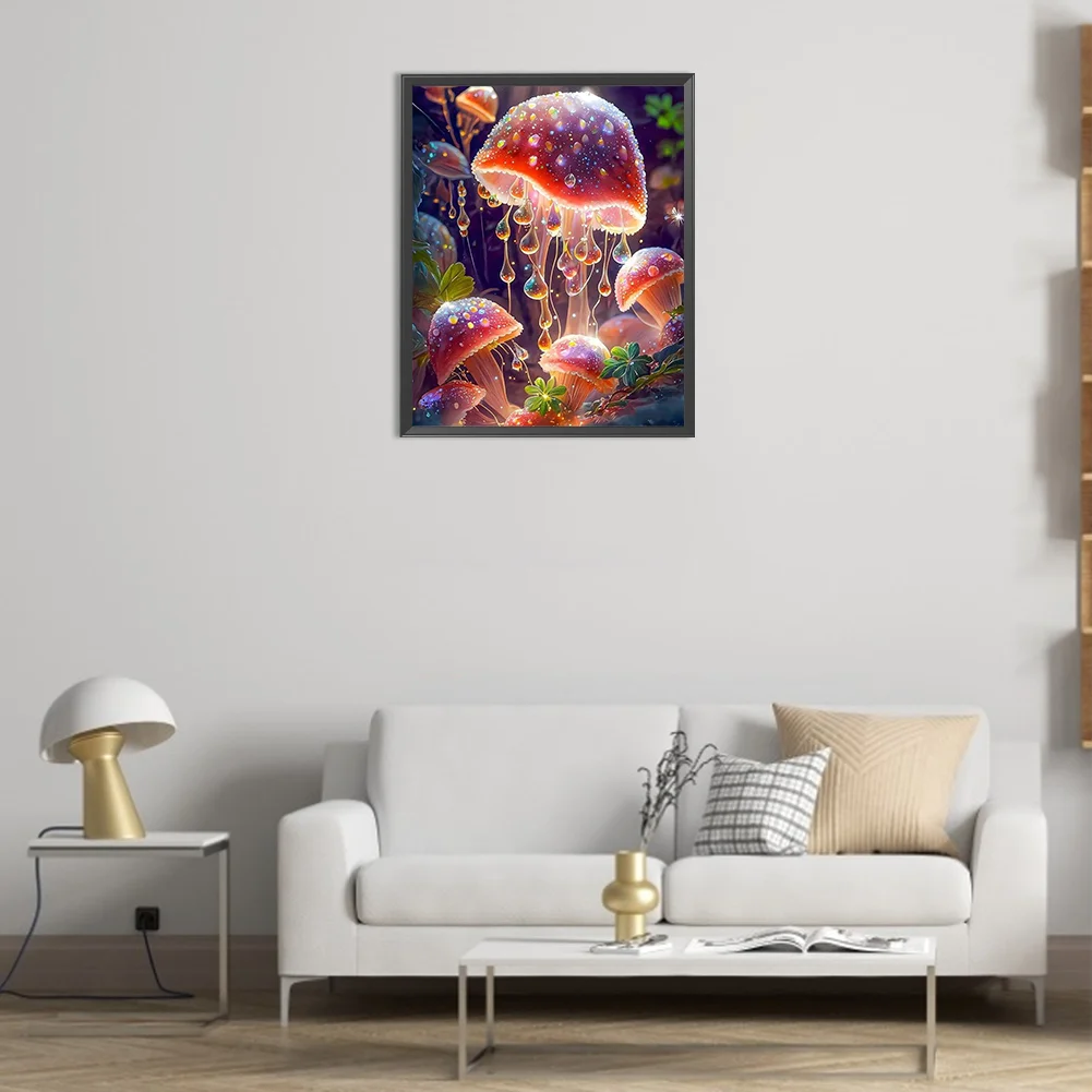 Diamond Painting - Full Round Drill - Mushroom(Canvas|40*50cm)