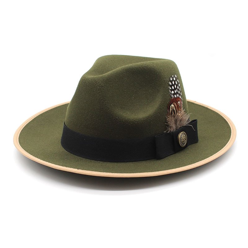 Craig Woolen Gentleman Hat-Army Green