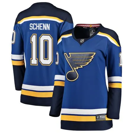 Women's St. Louis Blues #10 Brayden Schenn  Blue Player Jersey