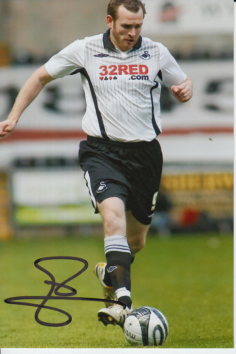 SWANSEA CITY HAND SIGNED CRAIG BEATTIE 6X4 Photo Poster painting 2.