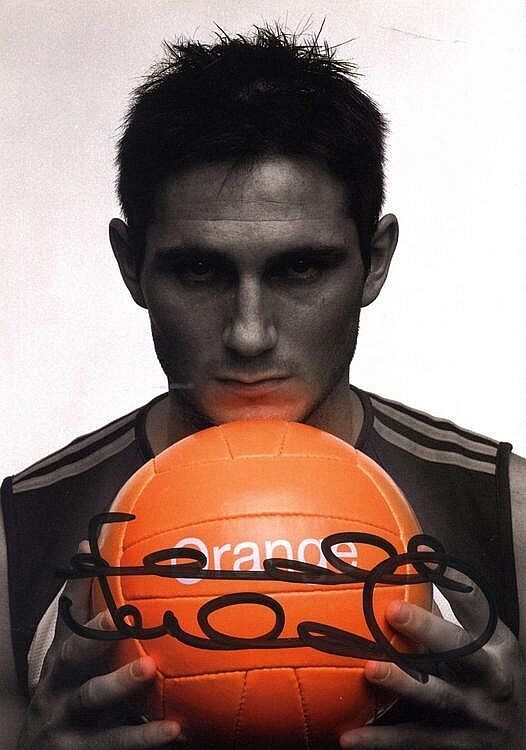 FRANK LAMPARD Signed Photo Poster paintinggraph - England / Chelsea / Derby - Preprint