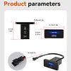 18W/30W Car Charger 12V-24V PD Type C/USB Car Charger Power Socket Fast Charging