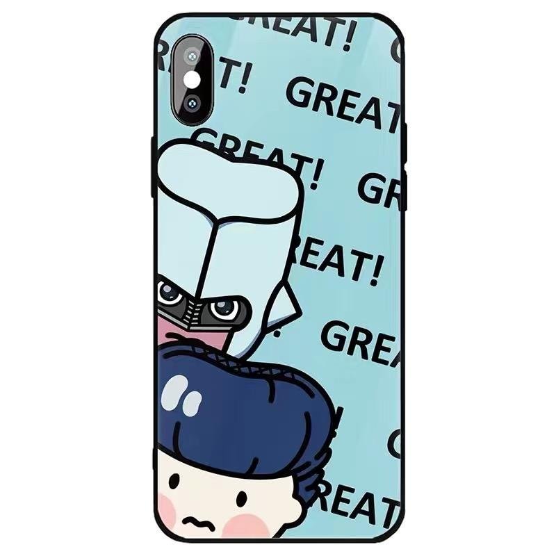 Jojo‘s Bizzare Adventure Higashikata Josuke Cute Phone Case weebmemes