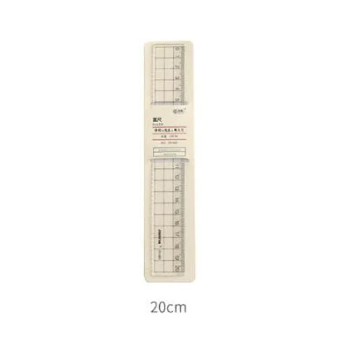 1pcs Ruler 15cm 18cm 20cm Simple Transparent Acrylic Rulers Ruler Square Ruler Cute Stationery Drawing Office School Supplies