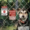 2pcs - Beware of Dog- Vintage Metal Signs(8*12Inch/12*16Inch)