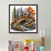 Four Seasons Scenery Autumn-11CT Stamped Cross Stitch 50*50cm/19.69*19.69in tapestrymarket