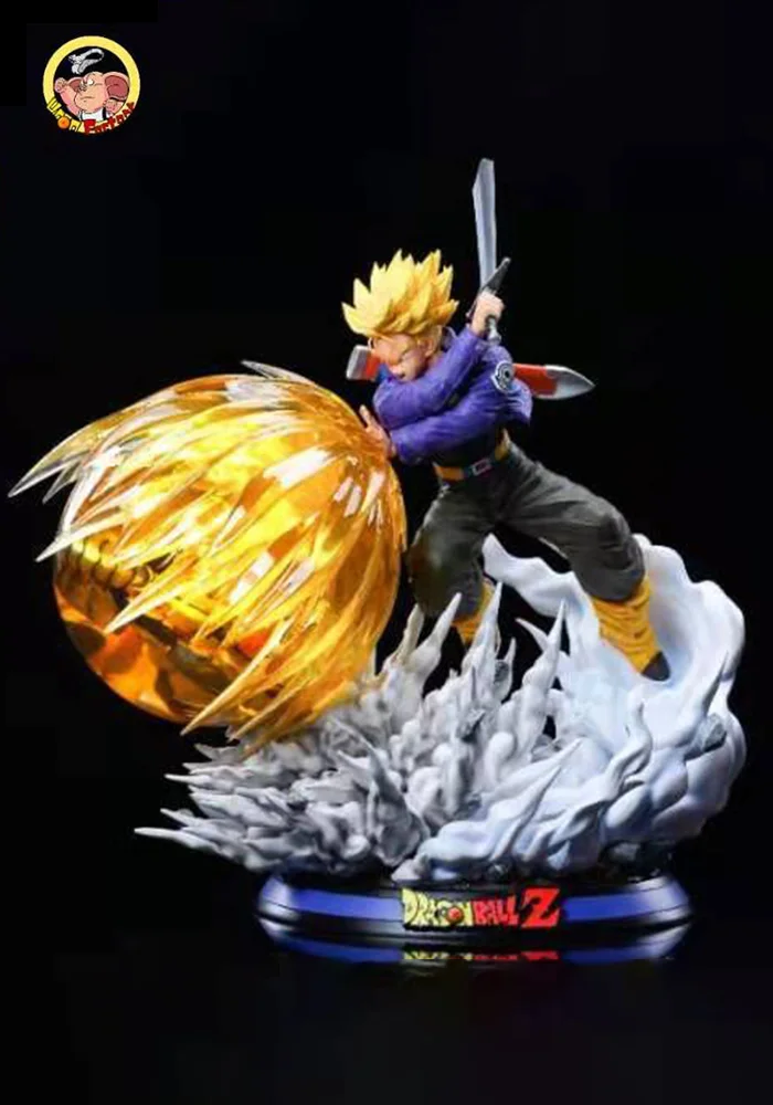 1/4 & 1/6 Scale Trunks vs Golden Frieza with LED - Dragon Ball Resin Statue - Uron Factory Studios [Pre-Order]-shopify