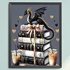 Black Dragon Book-11CT Stamped Cross Stitch 40*50cm tapestrymarket