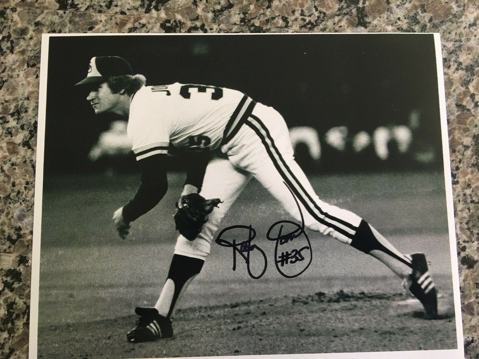 RANDY JONES SAN DIEGO PADRES 1976 NATIONAL LEAGUE CY YOUNG RARE SIGNED Photo Poster painting