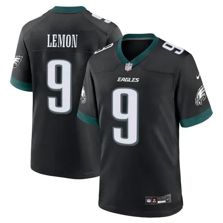 Youth Philadelphia Eagles #9 Makai Lemon Black 2026 NFL Draft Game Jersey