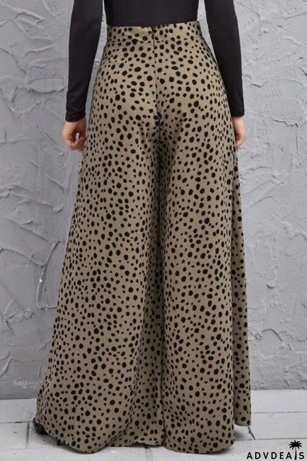 Animal Print High-Rise Culottes