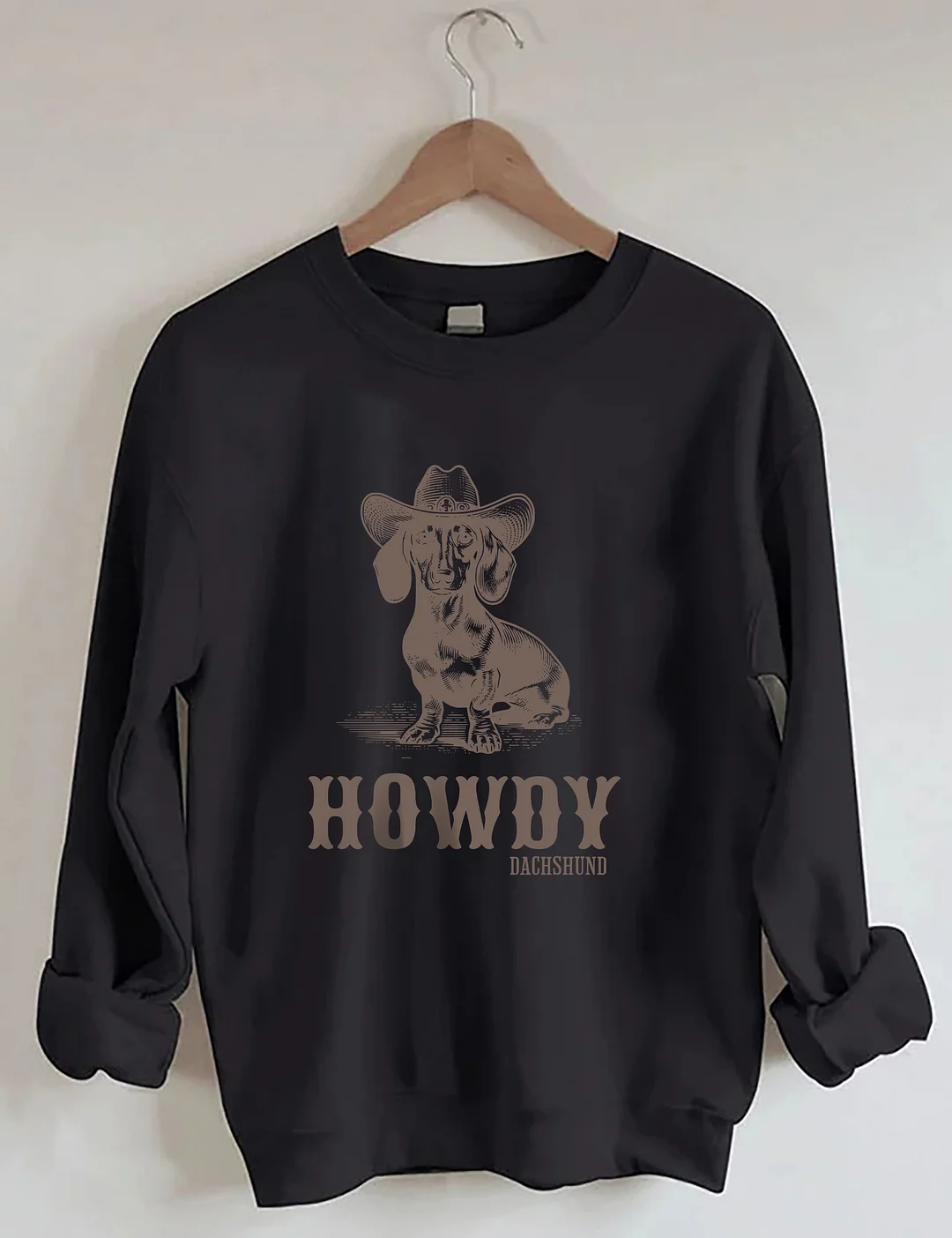 Howdy Dachshund Sweatshirt