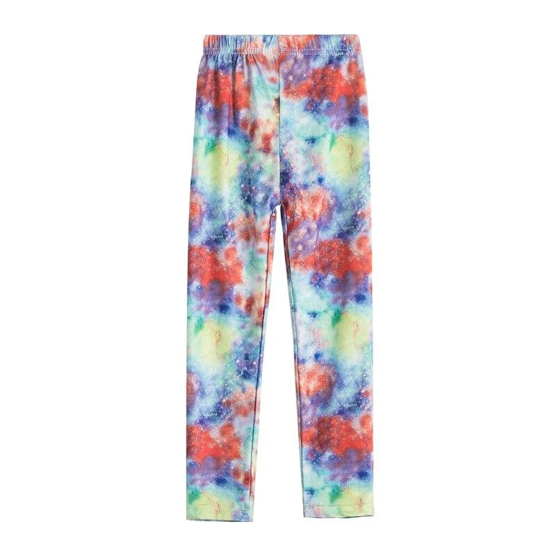 Unicorn Pattern Girls Leggings Spring Summer Girls Tights Pants Kids Trousers Leggings for Girls Elasticity Breathable Pants