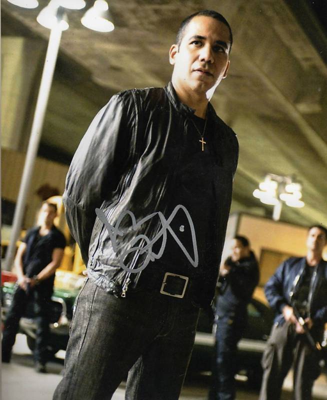 JOHN ORTIZ FAST & FURIOUS MIAMI VICE SIGNED 8X10PICTURE