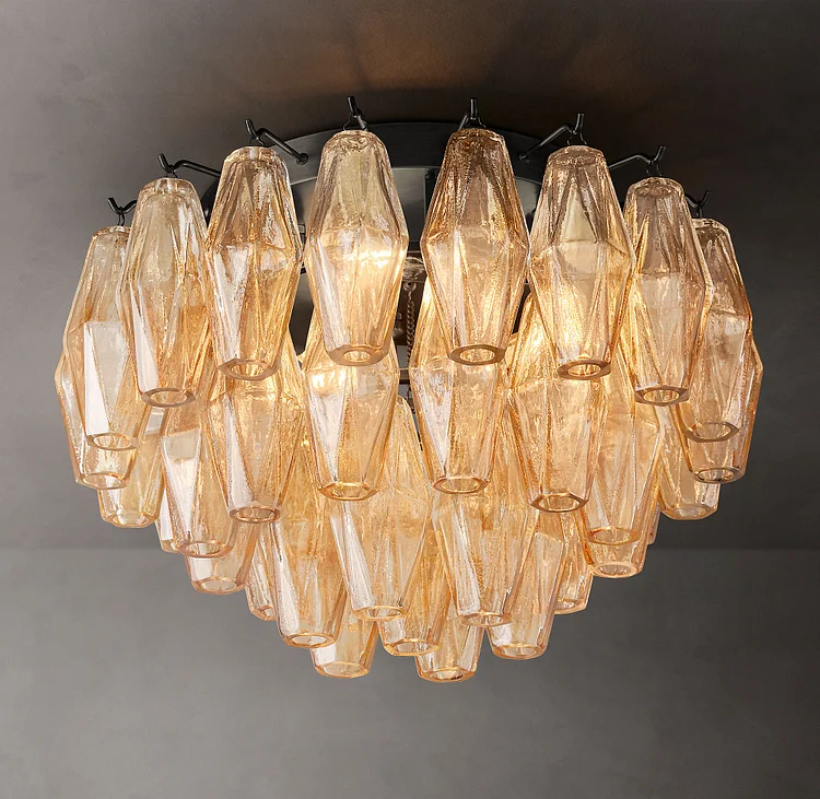 Chiaray Clear Glass Flushmount Vjlight