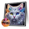 Diamond Painting-DIY Crystal Rhinestone Cat