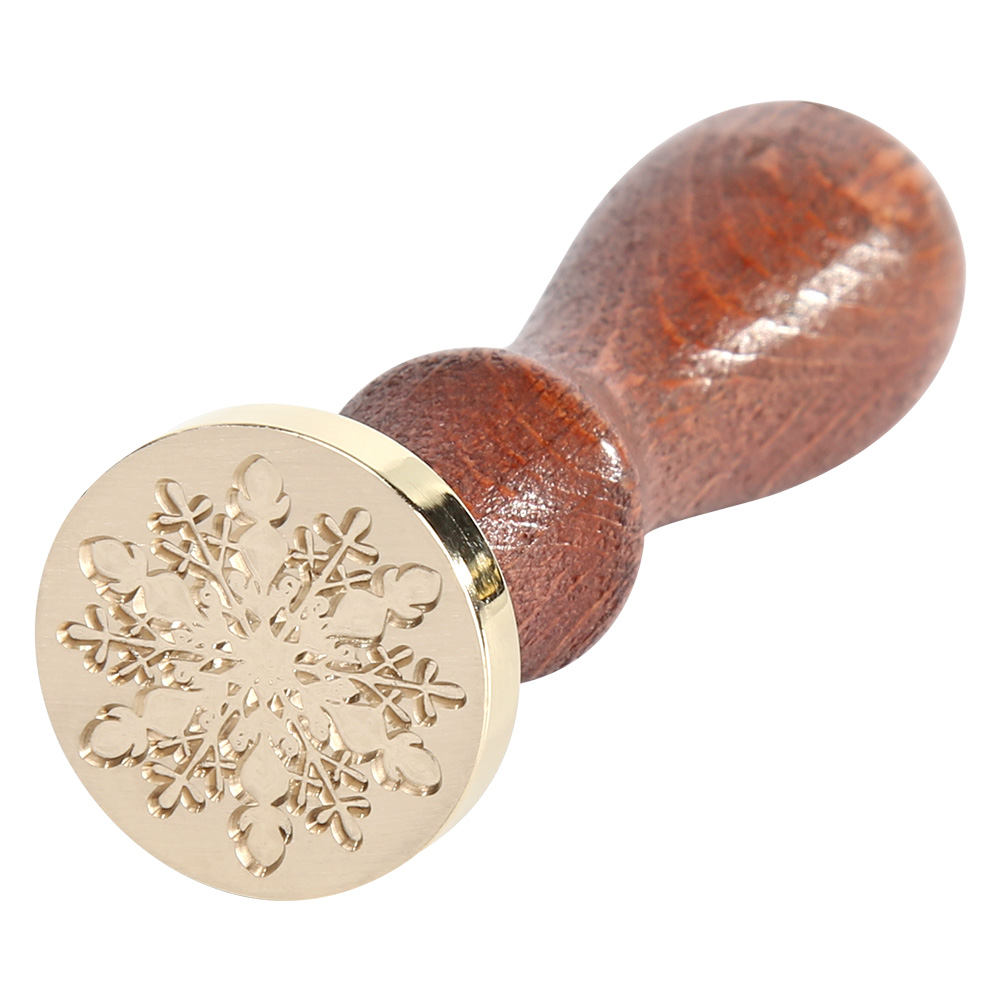 

Retro Snowflake Wax Seal Fire Painting Stamp - Wax Seal Stamp, 501 Original