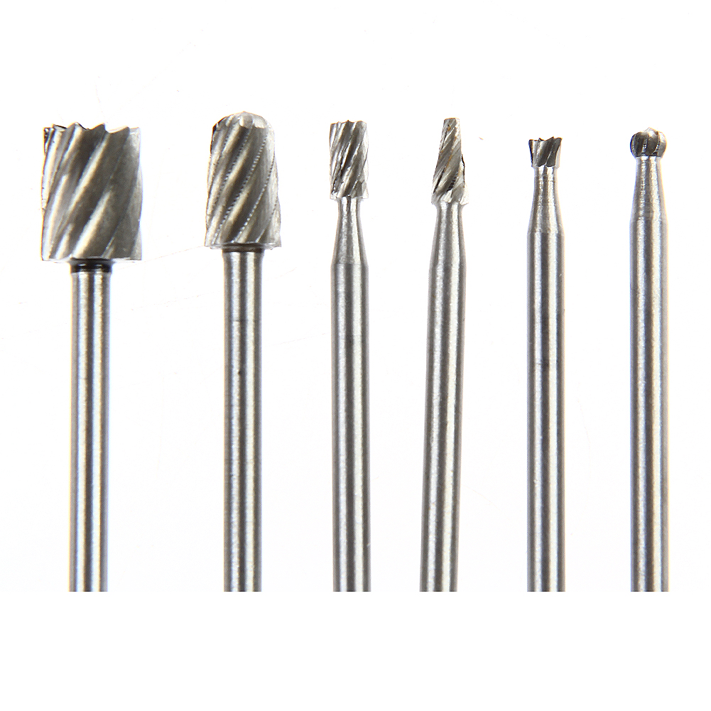

6Pcs Rotary Tool Mini Drill Bit Set Cutting Tools Forwood Carving Tools Kit, 501 Original