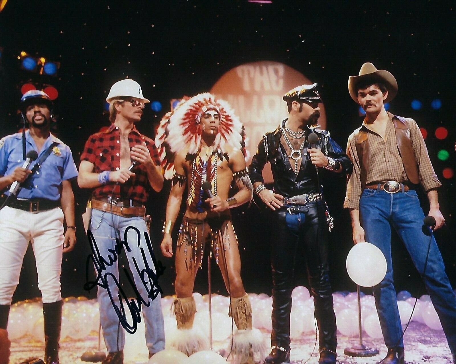 GFA The Village People Construction * DAVID HODO * Signed 8x10 Photo Poster painting D4 COA