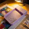 Painting Accessories -Diamond Painting Tray Organizer Plastic Bead Sorting Tray for Adults Accessories and Tools for DIY Crafts Gifts