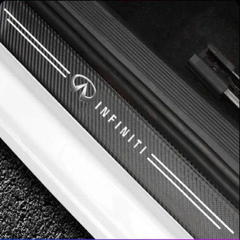 Carbon Fiber Car Threshold Sticker (4PCS)