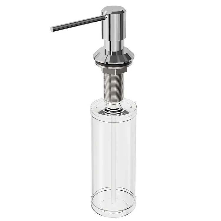 EVERSTEIN Horizontal Handle Kitchen Sink Soap Dispenser Polished Chrome