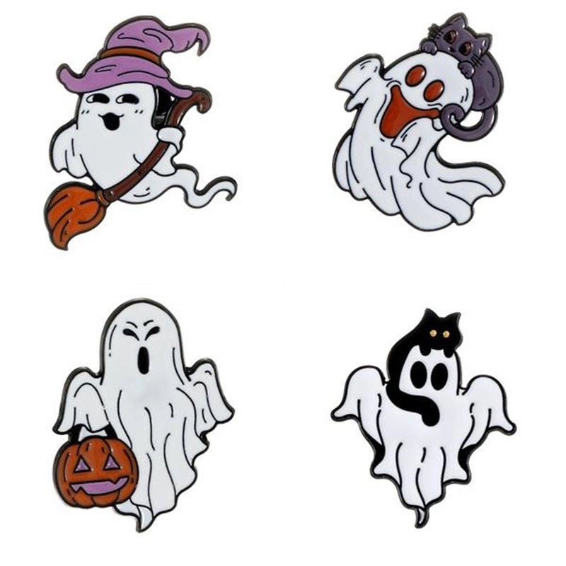 Retro Funny Punk Animal Alloy Stoving Varnish Plating Unisex Brooches