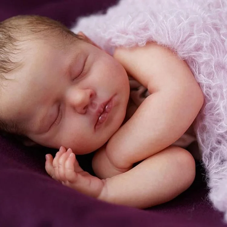  20" Nadine Truly Weighted Sleeping Reborn Baby Doll Newborn Girls, with pacifier and bottle - Reborndollsshop®-Reborndollsshop®