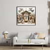 Nativity-11CT Stamped Cross Stitch 45*45cm/17.72*17.72in tapestrymarket