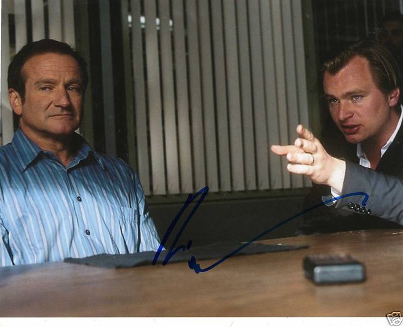 ROBIN WILLIAMS INSOMNIA SIGNED 8X10 PICTURE