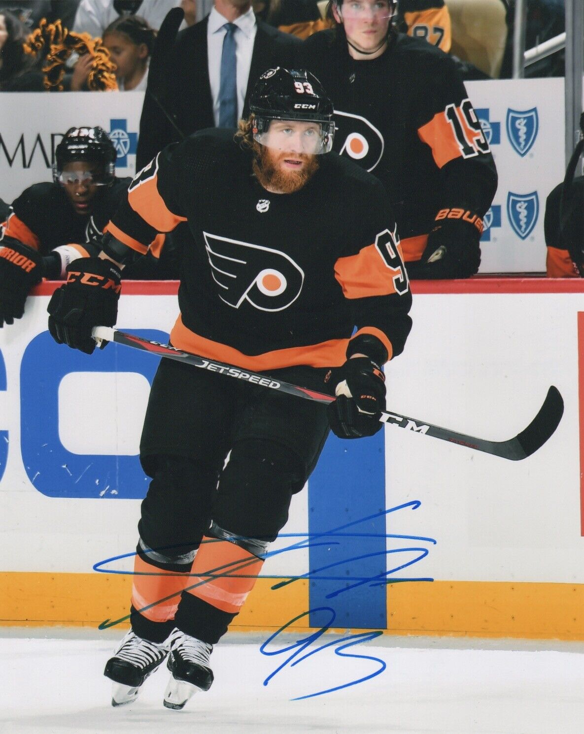 Philadelphia Flyers Jakub Voracek Signed Autographed 8x10 NHL Photo Poster painting COA #7