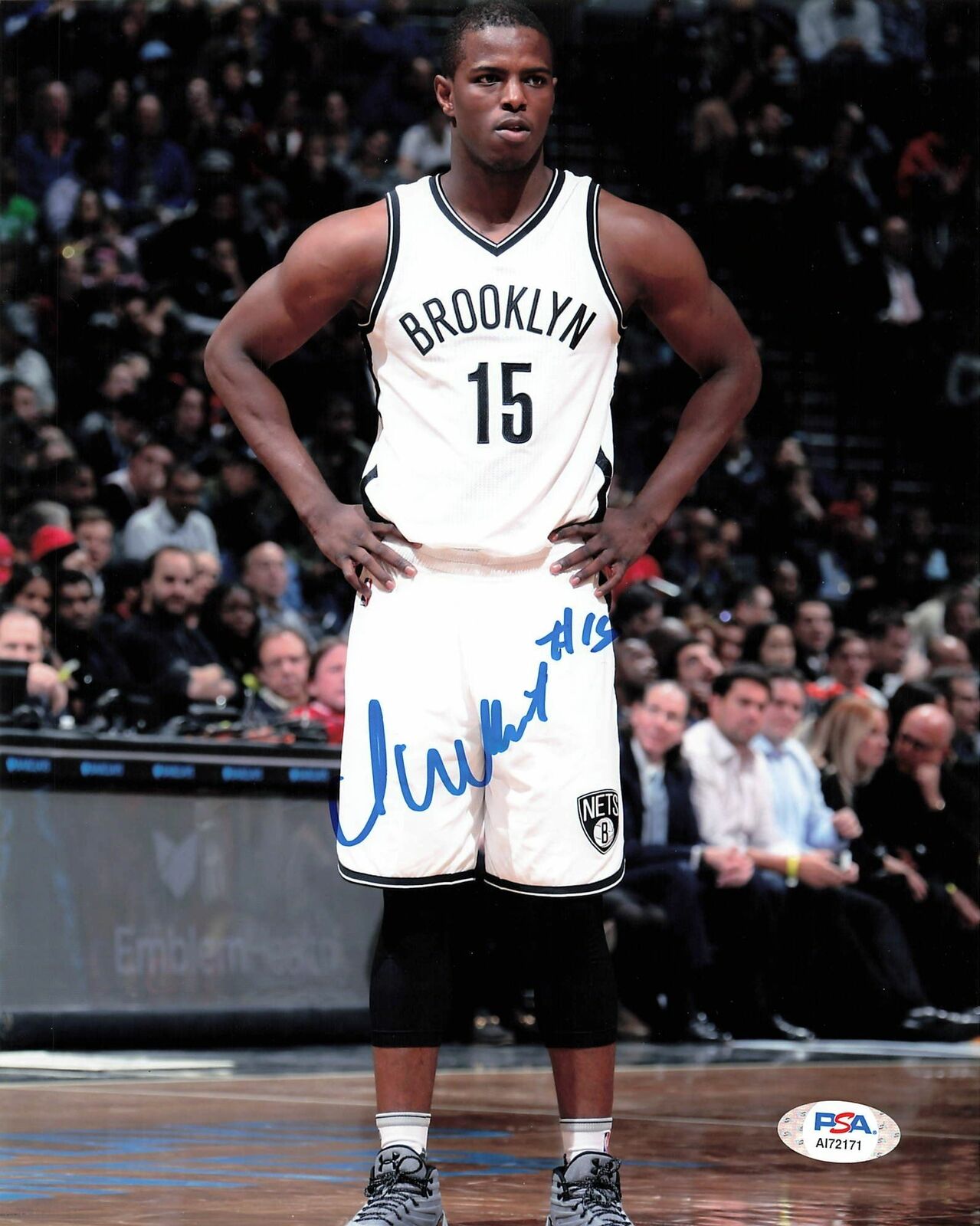 ISAIAH WHITEHEAD signed 8x10 Photo Poster painting PSA/DNA Brooklyn Nets Autographed