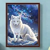 Diamond Painting-DIY Full Round Drill Wolf in the Snow