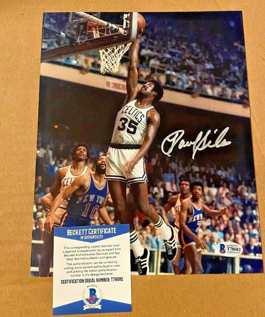 PAUL SILAS SIGNED 8X10 BOSTON CELTICS Photo Poster painting BECKETT CERTIFIED