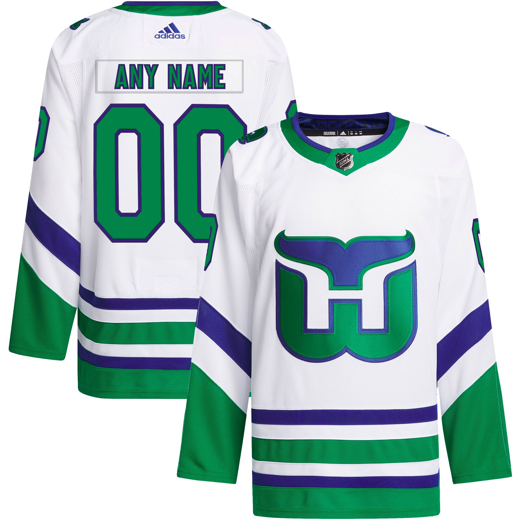 Carolina Hurricanes     Primegreen  Custom Jersey – White mysite