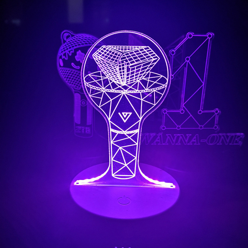 SEVENTEEN Carat Bong 7 Colors Night Light officialsvtshop
