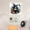 Witch Bat - 11CT Stamped Cross Stitch - 40*40cm - Halloween