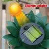 Lampes solaires de jardin suspendues en forme d'ananas