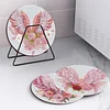 4PCS Acrylic Diamond Painting Placemats for Dining Table Decor Kit (Pink Wings)