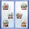 6pcs DIY Xmas Crystal Ball Diamond Painting Stickers for Home Decor