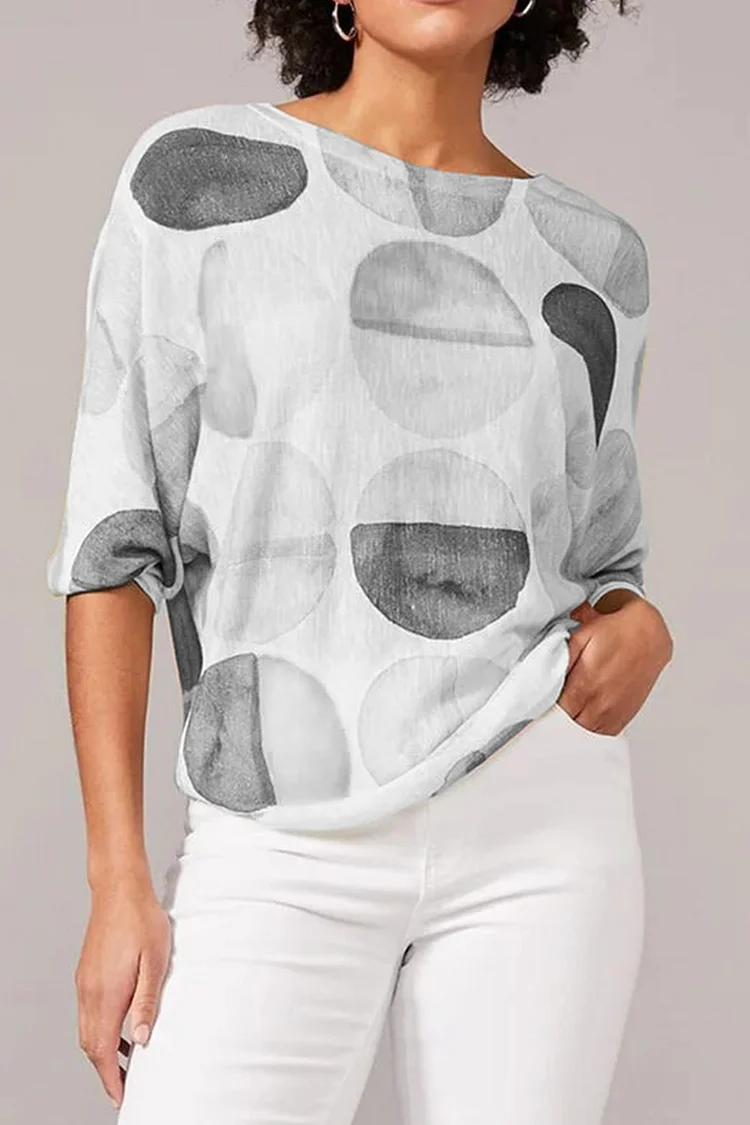 Gray Linen Tops