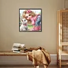 Diamond Painting-DIY Full Round Drill Girl and Puppy