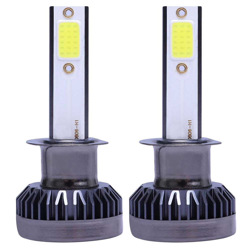 

2x Mini LED Car Headlight Bulbs 72W 12000LM 8000K COB Headlamp Bulbs (H1), 501 Original