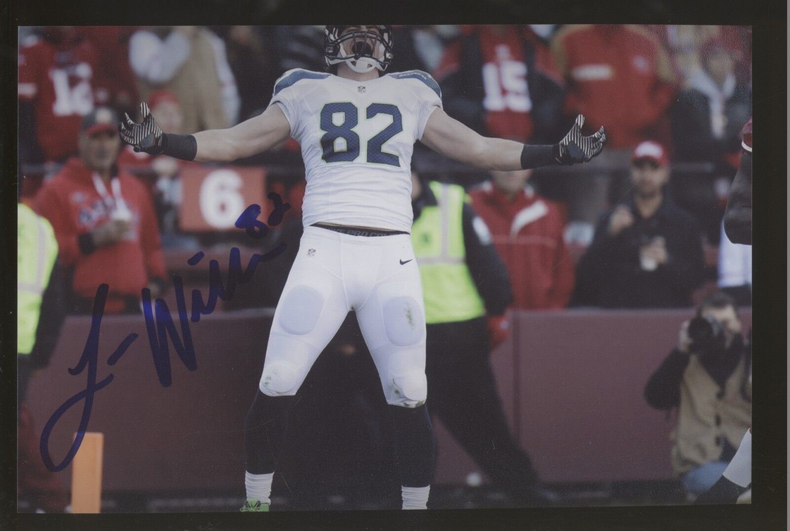 Luke Willson 4x6 Photo Poster painting Autographed Signed AUTO Seahawks SB Champion SPH 0363