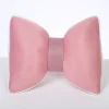 Pink Bowknot Car Cushion Ice Silk Floral Seat Cover Cushion