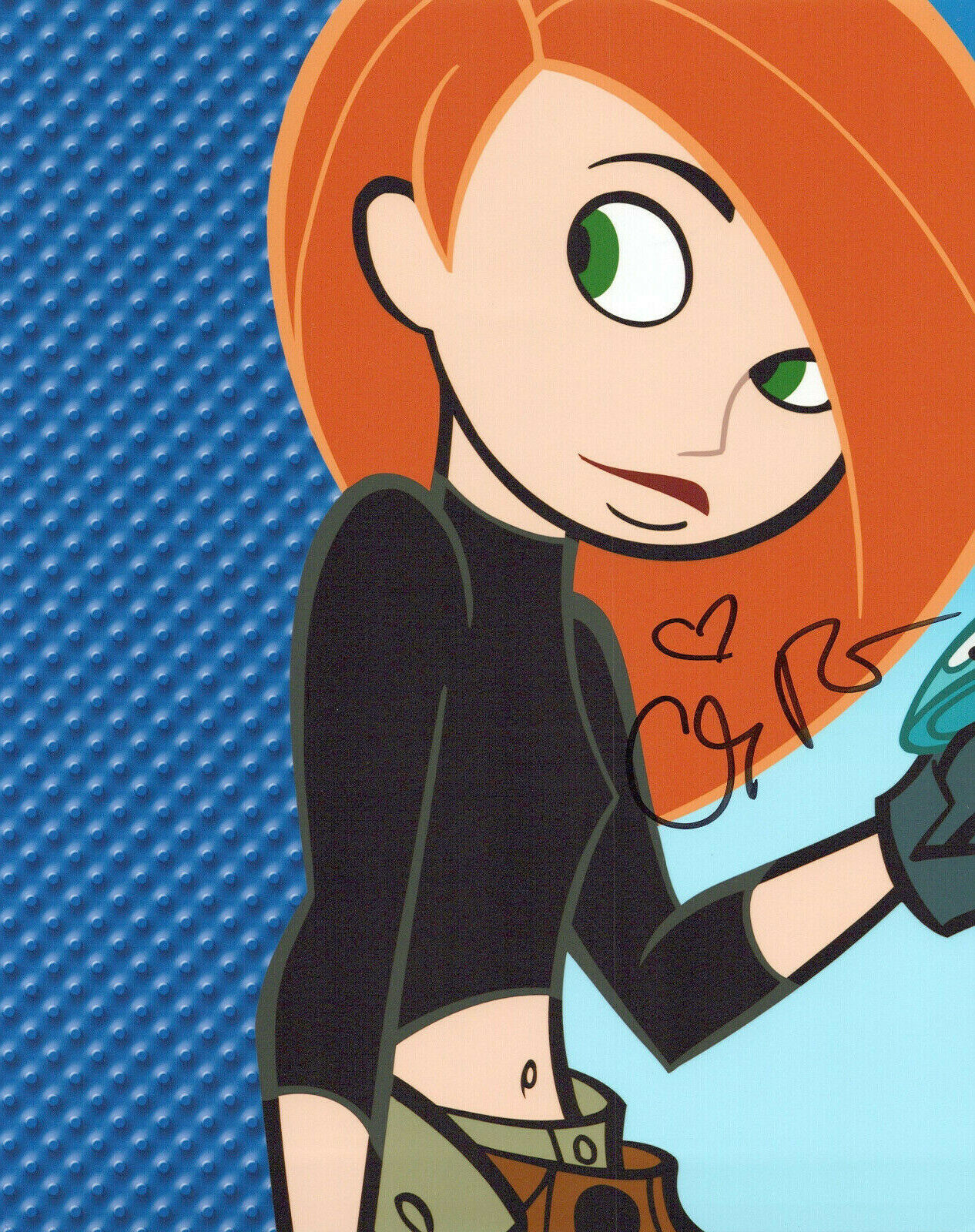 Christy Carlson Romano Kim Possible autographed Photo Poster painting signed 8X10 #8 Poppy Blu