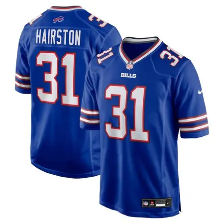 Men's Buffalo Bills #31 Maxwell Hairston  Royal 2025 NFL Draft First Round Pick Game Jersey