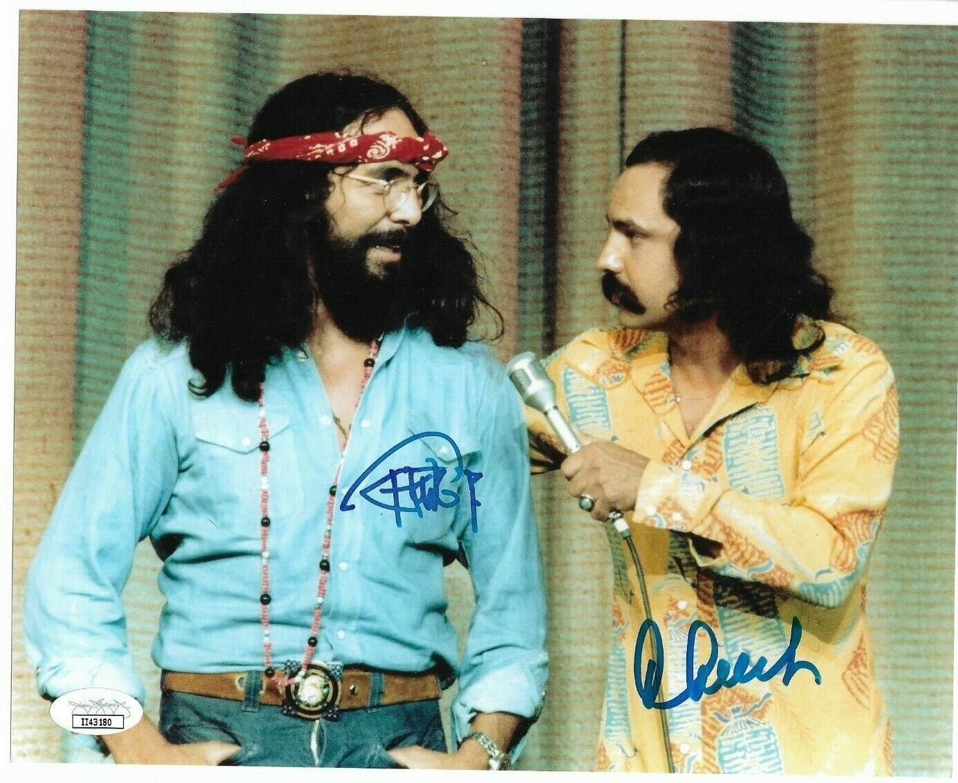 Autographed Cheech & Chong 's Signed 8x10 Photo Poster painting (JSA COA) Tommy Marin Stand Up