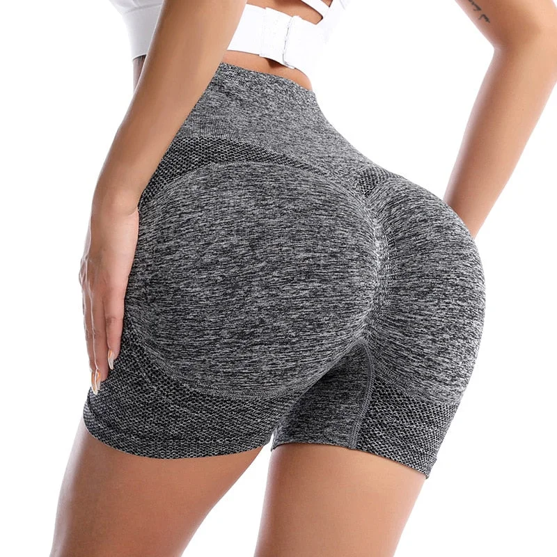Fitness Leggings Women Push Up Gym Women Clothing High Waist Short Leggings Sexy Workout Seamless Pants Female Biker Short