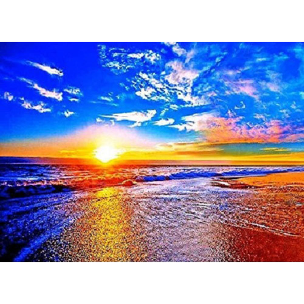 

Seaside sunrise - Round Drill Diamond Painting - 30*40CM, 501 Original